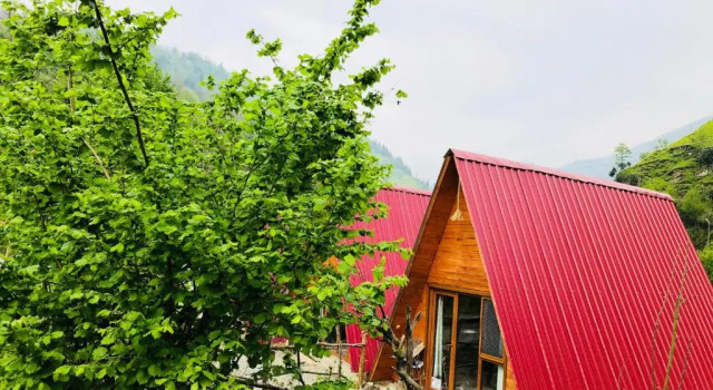 Бунгало с видом на сад Tabiat Bungalows
