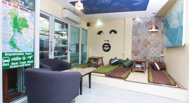 All In One Hostel, Забронировать Хостел Бангкок провинция Бангкок, рядом с Мост Рамы VIII