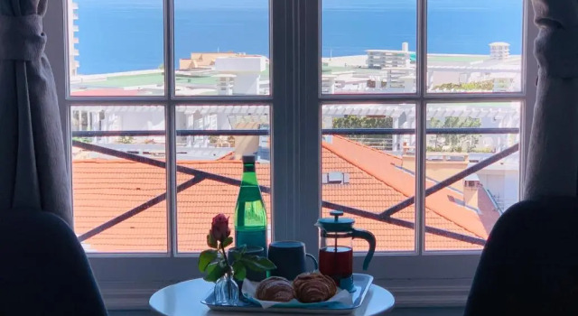 Студия с видом на море Apartments Monaco
