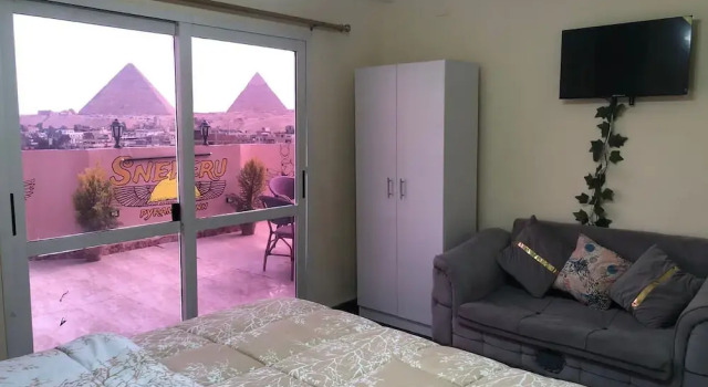 Номер Comfort с красивым видом из окна Sneferu Pyramids View