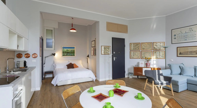 Modern Loft in the Center by Wonderful Italy, Забронировать Апартаменты/квартира Отели Генуи с парковкой, рядом с Музеи-дворцы Страда Нуова, Парковка