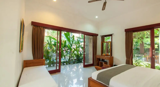 Flamboyant Villa Ubud, Rezerwuj Willa Domki letniskowe w Bali, Domek