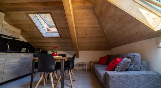 Апартаменты Gîte Balnéo Au Coeur des Alpes