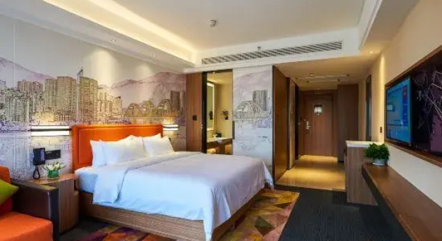 Двухместный номер Deluxe Hampton by Hilton Changsha Liuyang