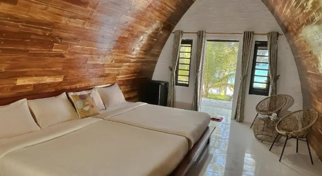 Семейное бунгало с видом на море Resort Hoa Loi