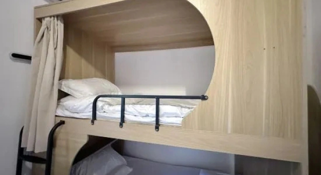 Кровать в общем номере Jianshan Guantao Surfing Homestay