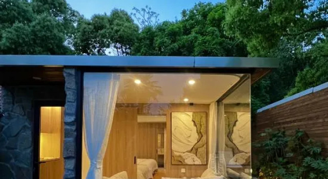 Люкс Premier Qianyun Peninsula Forest Private Tang Holiday Courtyard