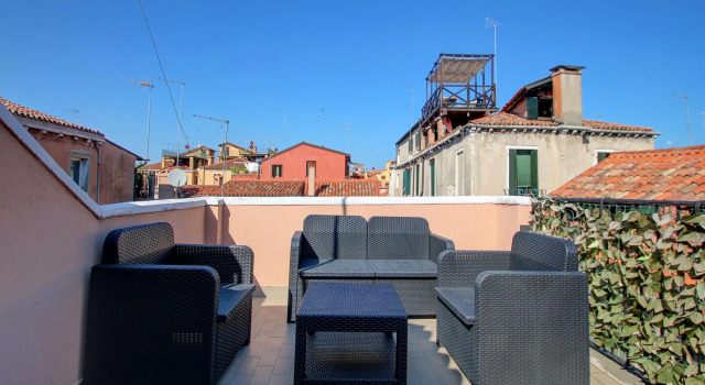 MARCOPOLO TERRACE, 5pax, 2bed, aircond, wifi, Забронировать Отель Каннареджо Венеция