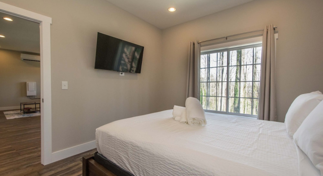 Lower Level Retreat w Free Tix Private Cozy, 预订 酒店 亨德森维尔 北卡罗莱纳州
