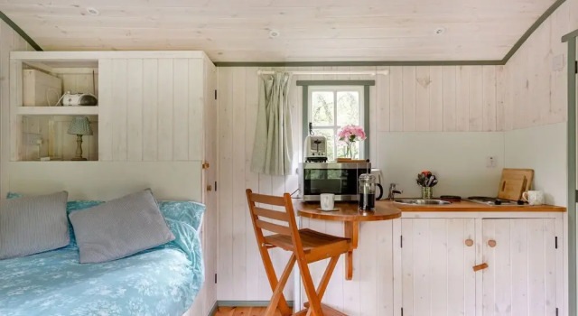 Shepherd's Hut, Buchen Sie Ferienhaus Honiton Devon