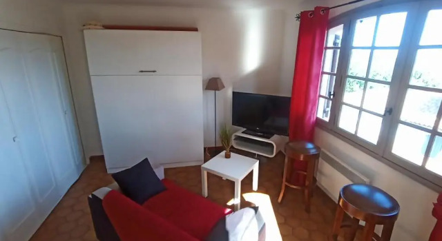 Haut de villa en duplex T2 avec terrasse vue rade