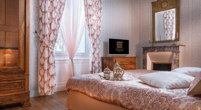 Семейный номер Standard с видом на сад Le Château des Tourelles en Vendée
