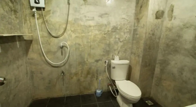 Кровать в общем номере Hug Chang House
