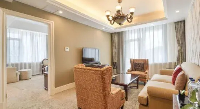 Люкс с видом на море Guoyao Wellness Dalian Residence Center