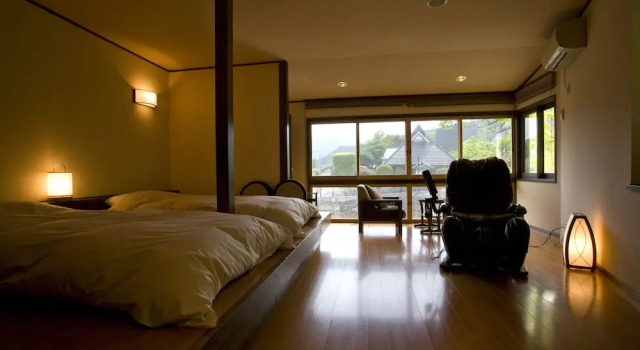 Standard Doppel Zimmer mit Flussblick Okutsusou