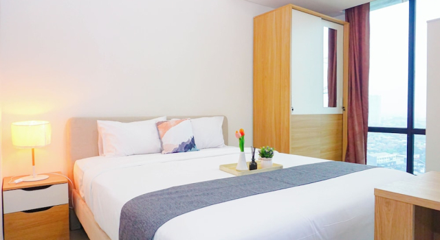 Relaxing Stay Studio At Apartment Lrt City Bekasi
