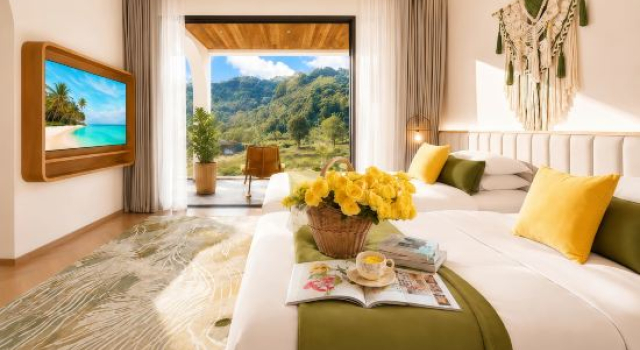 Люкс с красивым видом из окна Tengchong Hot Spring Designer Hotel