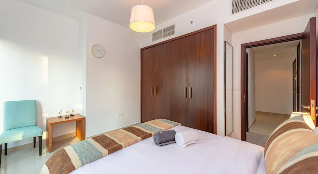 Апартаменты Marco Polo - 2 BR with Burj Khalifa View - 5 min to Dubai Mall