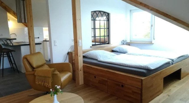 Апартаменты In die Sterne sehen aus dem Bett - Studio 6 -