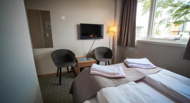 Standardní Čtyřlůžkový pokoj Sandefjord Motor Hotel