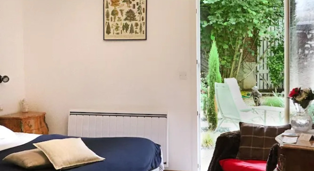 Семейный номер Standard с видом на сад Logis Hôtel La Villa Boucicaut