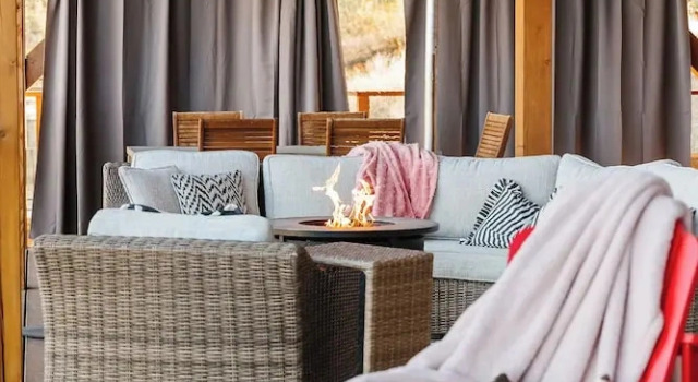 Семейный люкс с 2 комнатами Myra Canyon Guest Ranch