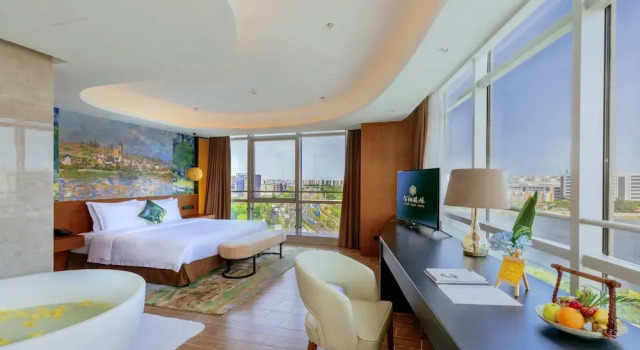 Люкс Executive с видом на озеро Xiamen Gaoqi Airport Fliport Coso Hotel
