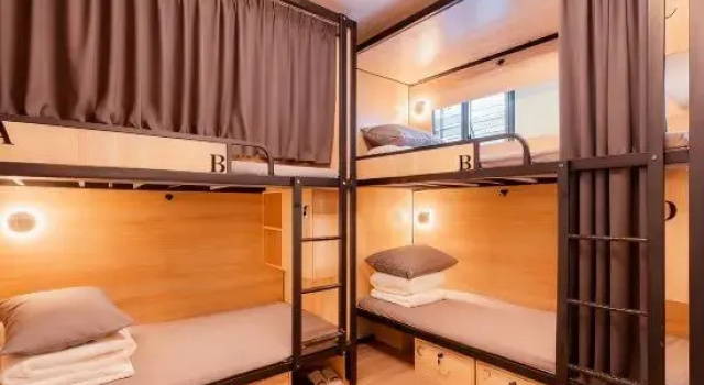 Кровать в общем номере (женский номер) See you Hostel Lama Temple&Tian'anmen& Forbidden City ,One stop on the special line to the airport