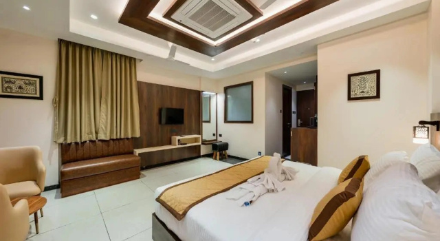 Двухместный люкс с видом на сад Golden Leaf Resort