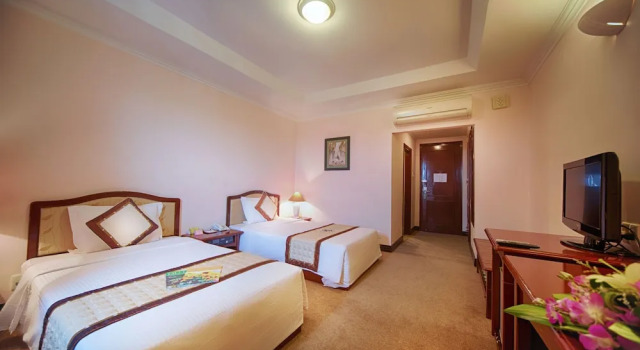 Двухместный номер Deluxe с красивым видом из окна Muong Thanh Grand Phuong Dong