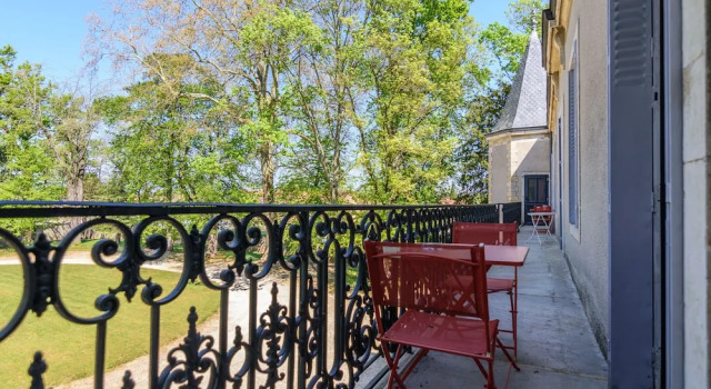 Двухместный номер Superior с балконом Château de la villeneuve