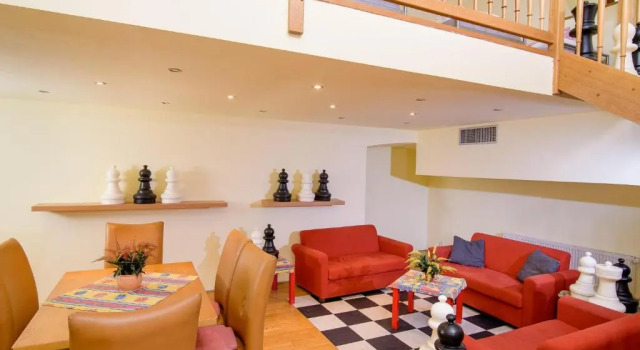 Кровать в общем номере Hotel STARÝ PIVOVAR