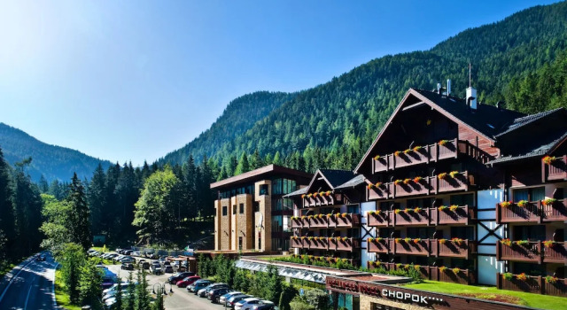 Трёхместный номер Deluxe с балконом Wellness Hotel Chopok
