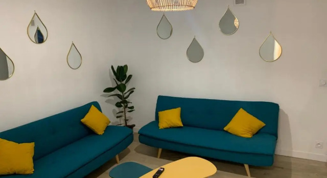 L EFFET MER 70M2 avec 2 chambres doubles, avec parking GRATUIT Netflix, Disney plus, Amazon prime, Book Apartment Dieppe 