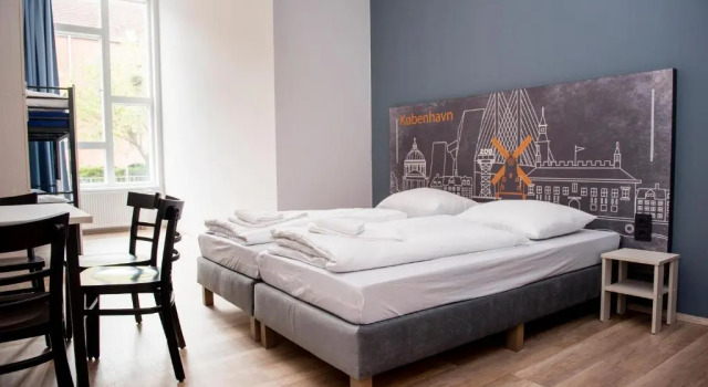 Четырёхместный номер a&o Copenhagen Nørrebro