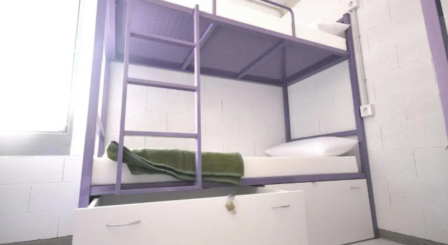 Кровать в общем номере Scout Madrid Hostel