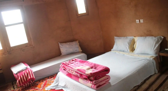 Standard double chambre Vue montagne Ecolodge Tamount