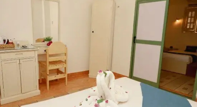 Łóżko w pokoju wieloosobowym (pokoju wieloosobowym dla mężczyzn) Ekadolli Nubian Guesthouse Aswan