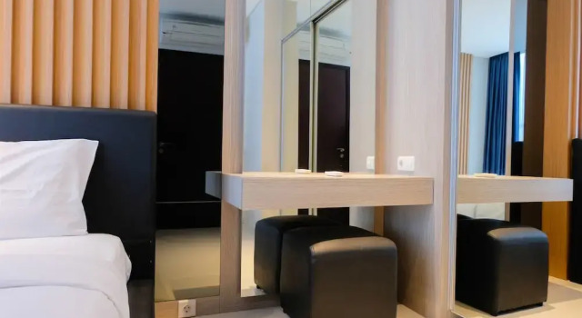 Chic 1BR Brooklyn Apartment near IKEA Alam Sutera, Buchen Sie Ferienwohnung Hotels in Banten mit Parkplatz, Parkplätze