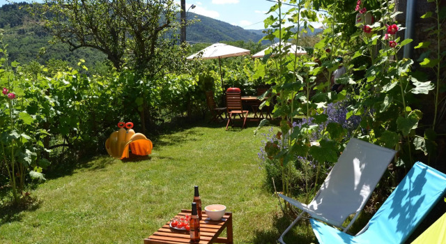 Country house in the Gorges de l'Allier in Auvergne.