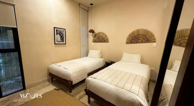 2 BR with Private Pool & Spacious Green Areas by Waves Management, Забронировать Апартаменты/квартира Отели в центре Тулум с завтраком, отели в центре Тулум с завтраком