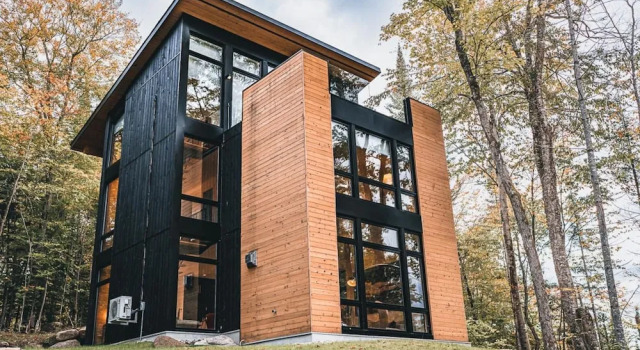 Warm Cabin in Nature With spa Sauna Citq 309153, Rezervovat Lázně / Resort Vesnice a turistické středisko Lac Supérieur 