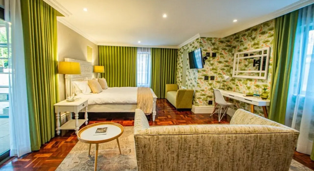 Superior Casal quarto com vista para o jardim The Rasmus
