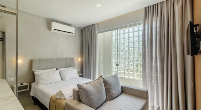 Functional Studio in Goiania - Slv0011, Забронировать Апартаменты/квартира Отели Гояния с парковкой, рядом с Zoroastro Artiaga Museum, Парковка