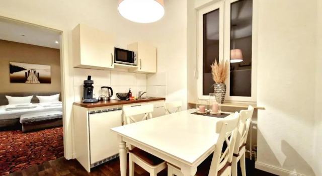 Апартаменты Comfort с красивым видом из окна Hofgarten Apartments