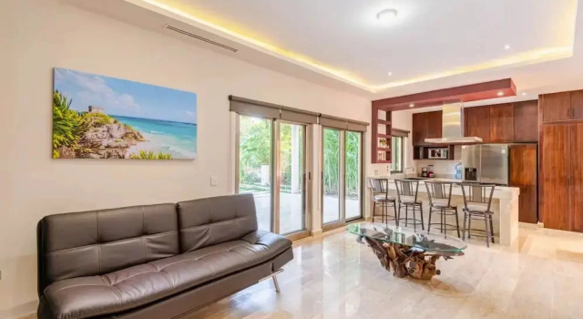 Апартаменты Luxury с 2 комнатами с балконом и с видом на сад Tulum Country Home