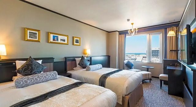 Номер Superior с видом на реку Hotel Sonia Otaru