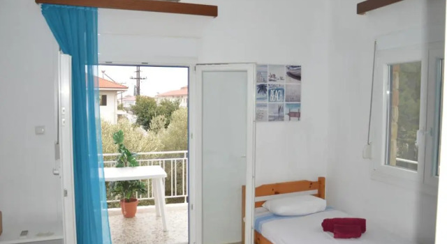 Апартаменты с 2 комнатами с балконом и с красивым видом из окна Noula Rooms