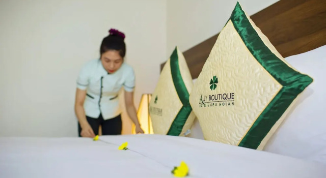 Двухместный номер Deluxe с видом на океан Ally Beach Boutique Hotel Hoian