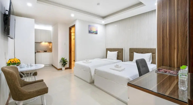 Двухместный номер Deluxe Цокольный этаж The Royal Hotel & Apartment - Phu My Hung